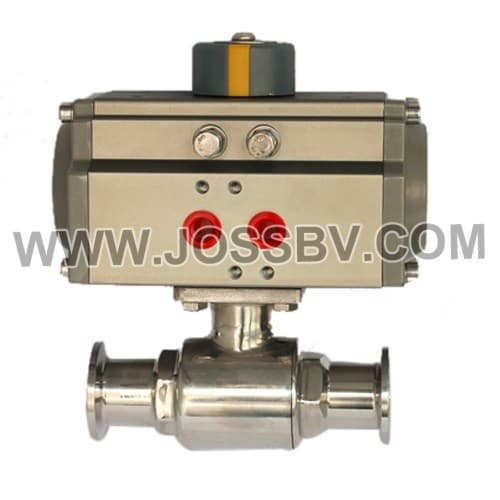 Sanitary Two_Way Ball Valve with Actuator